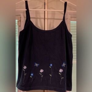 GUC Fashion Bug embroidered cami top. SZ L